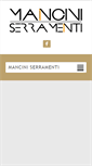 Mobile Screenshot of manciniserramenti.com